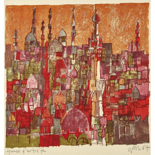 HUGO WETLI : Orientalische Stadt (DOBIASCHOFSKY AUKTIONEN AG)