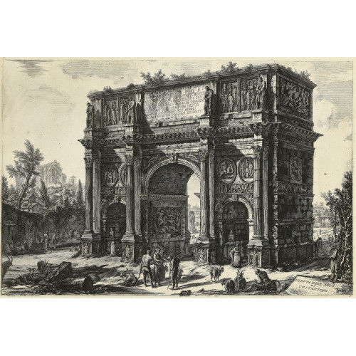 GIOVANNI BATTISTA PIRANESI : 'Veduta dell'Arco di Costantino' (DOBIASCHOFSKY AUKTIONEN AG)