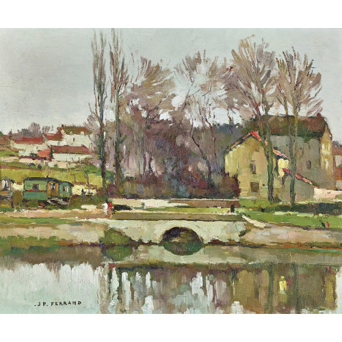 JEAN-PIERRE FERRAND : 'La Seine Ponthierry' (DOBIASCHOFSKY AUKTIONEN AG)