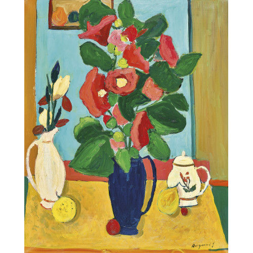 GEORGES BORGEAUD : 'Fleurs coupes' (DOBIASCHOFSKY AUKTIONEN AG)