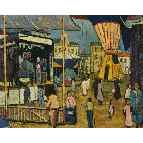 GEORGES BORGEAUD : 'La plaine de Plainpalais' (DOBIASCHOFSKY AUKTIONEN AG)