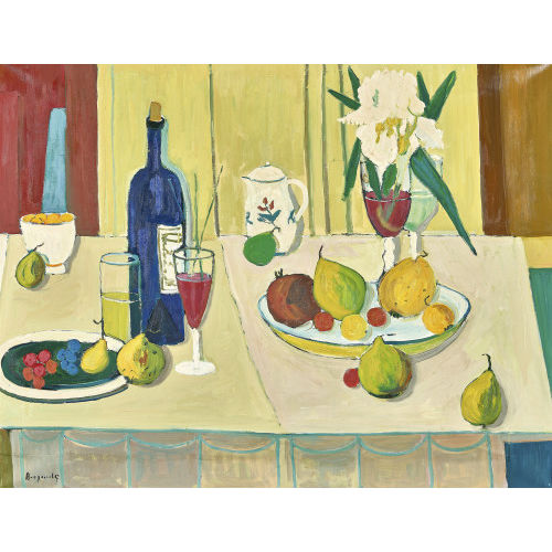 GEORGES BORGEAUD : 'Nature Morte au Fruit' (DOBIASCHOFSKY AUKTIONEN AG)