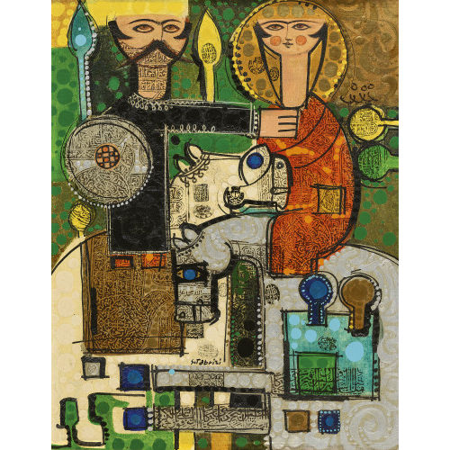 SADEGH TABRIZI : Riding couple (DOBIASCHOFSKY AUKTIONEN AG)