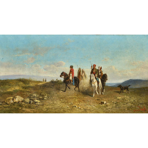 HENRI VAN WIJK : Osmanische Reiter (DOBIASCHOFSKY AUKTIONEN AG)