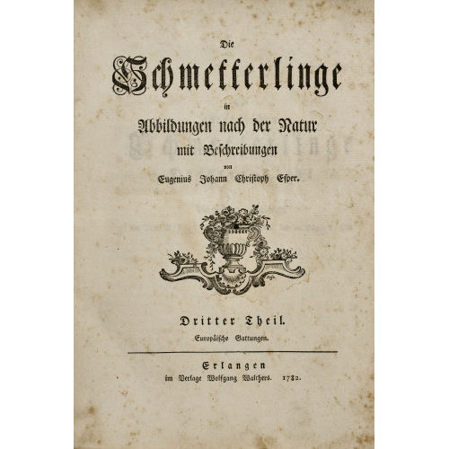 EUGEN JOHANN CHRISTOPH ESPER : 'Die Schmetterlinge' (DOBIASCHOFSKY AUKTIONEN AG)