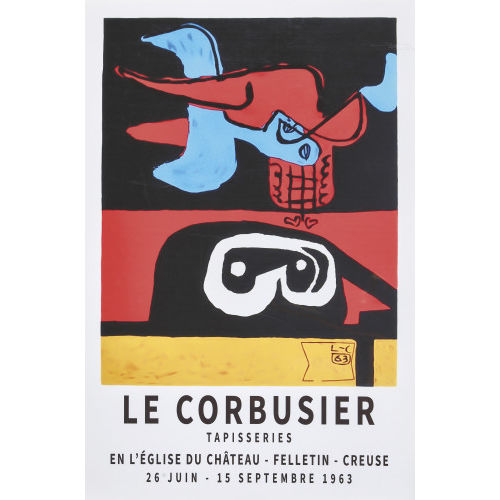 CHARLES-�DOUARD) LE CORBUSIER (EIGTL. JEANNERET : 'Le Corbusier Tapisseries en l'�glise du ch�teau Felletin Creuse 1963' (DOBIASCHOFSKY AUKTIONEN AG)