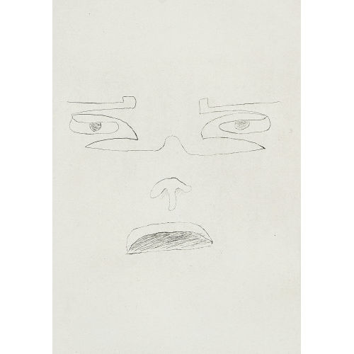 MERET OPPENHEIM : 'Gesicht I' (DOBIASCHOFSKY AUKTIONEN AG)