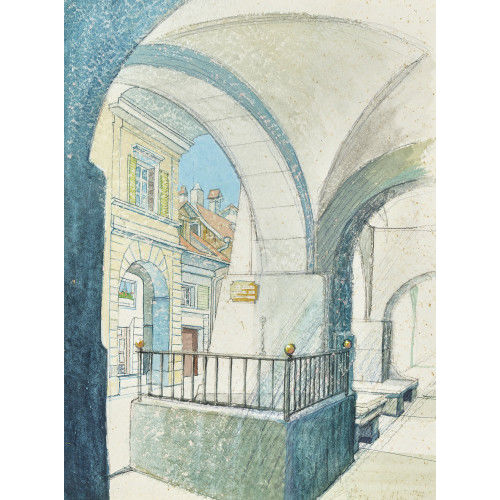 HEINZ KALMUS : Junkerngasse in Bern (DOBIASCHOFSKY AUKTIONEN AG)