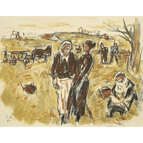CARL ROESCH : Auf dem Feld (DOBIASCHOFSKY AUKTIONEN AG)