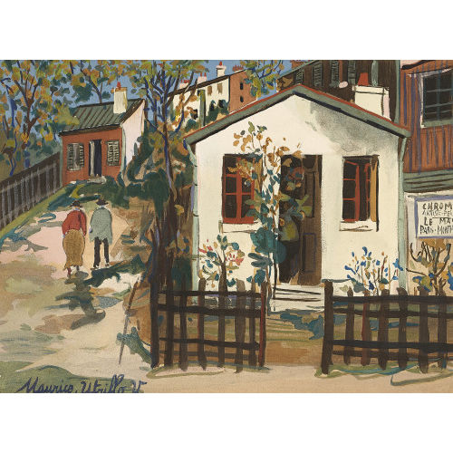 MAURICE UTRILLO : 'Un coin du village' (DOBIASCHOFSKY AUKTIONEN AG)