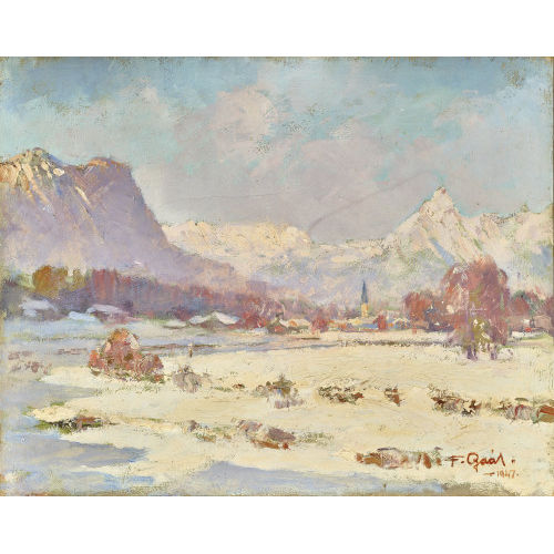 FERENSZ GA�L : 'Winter in Tirol' (DOBIASCHOFSKY AUKTIONEN AG)