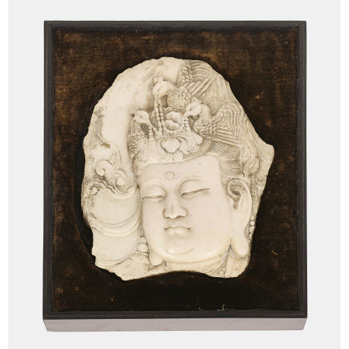 RELIEF-FRAGMENT : Im Stil der Song-Dynastie, 19./20. Jh (DOBIASCHOFSKY AUKTIONEN AG)