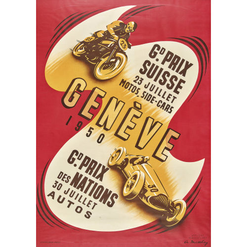 A. MATTHEY : 'Gd. Prix Suisse Gen�ve 1950' (DOBIASCHOFSKY AUKTIONEN AG)
