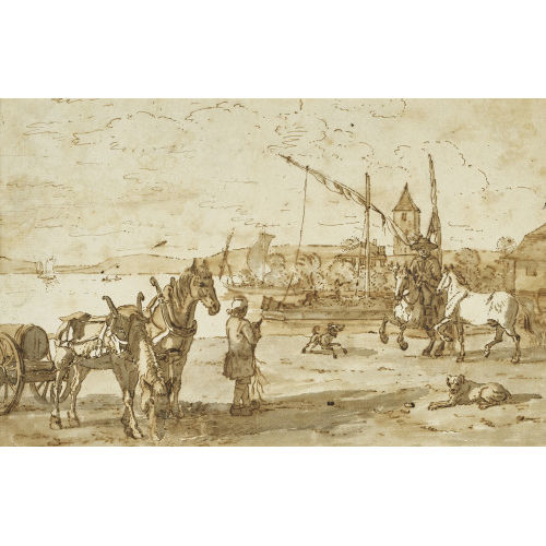 JOHANN JAKOB BIEDERMANN : Le Port Ouchy (DOBIASCHOFSKY AUKTIONEN AG)