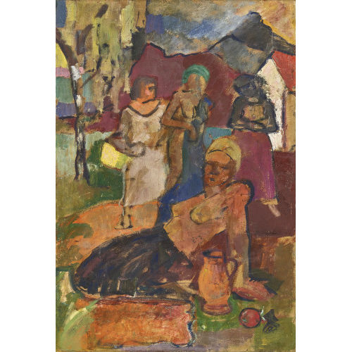 CHARLES HINDENLANG : Landschaft mit Frauen (DOBIASCHOFSKY AUKTIONEN AG)