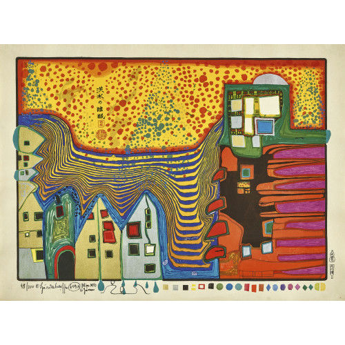 FRIEDENSREICH HUNDERTWASSER : 'Fooded Sleep' (DOBIASCHOFSKY AUKTIONEN AG)