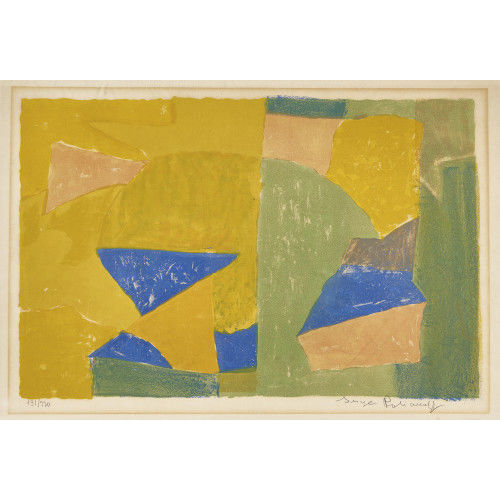 SERGE POLIAKOFF : 'Komposition in Gelb, Gr�n, Blau und Rot' (DOBIASCHOFSKY AUKTIONEN AG)
