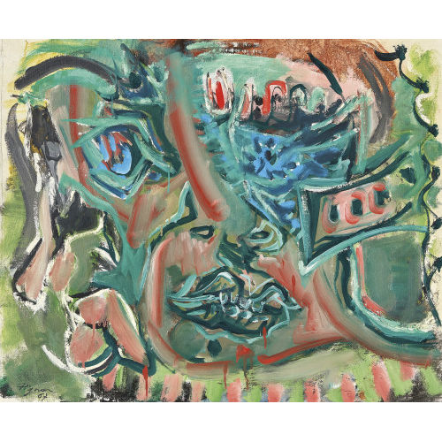 �DOUARD PIGNON : 'Guerrier aux yeux bleu-vert' (DOBIASCHOFSKY AUKTIONEN AG)
