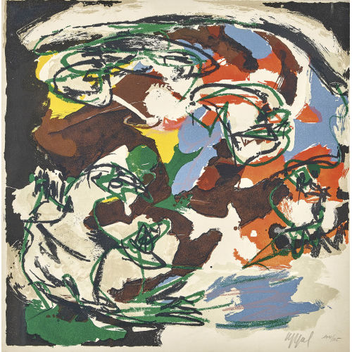 KAREL APPEL : 'Comme une roche' (DOBIASCHOFSKY AUKTIONEN AG)
