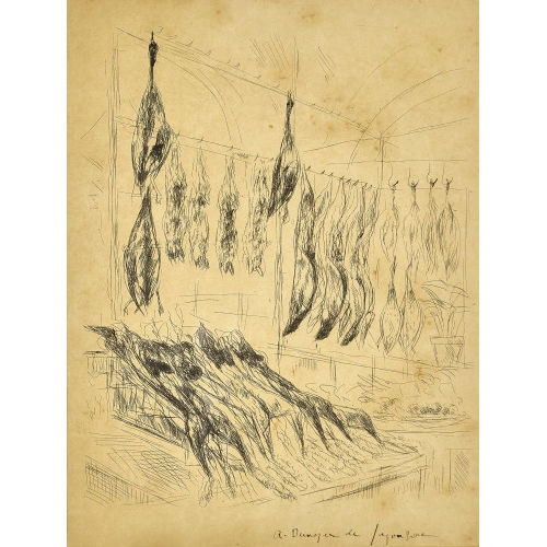 ANDR� ALBERT MARIE DUNOYER DE SEGONZAC : 'La cuisine' (DOBIASCHOFSKY AUKTIONEN AG)