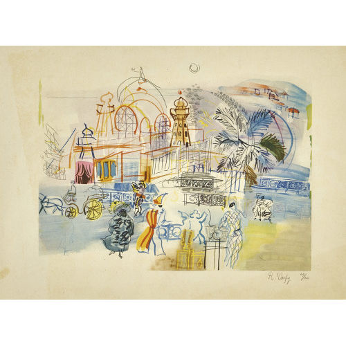 RAOUL DUFY : Jahrmarkt (DOBIASCHOFSKY AUKTIONEN AG)