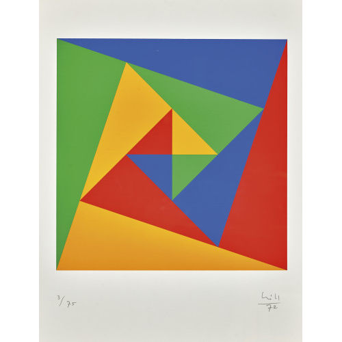 MAX BILL : Geometrische Komposition (DOBIASCHOFSKY AUKTIONEN AG)