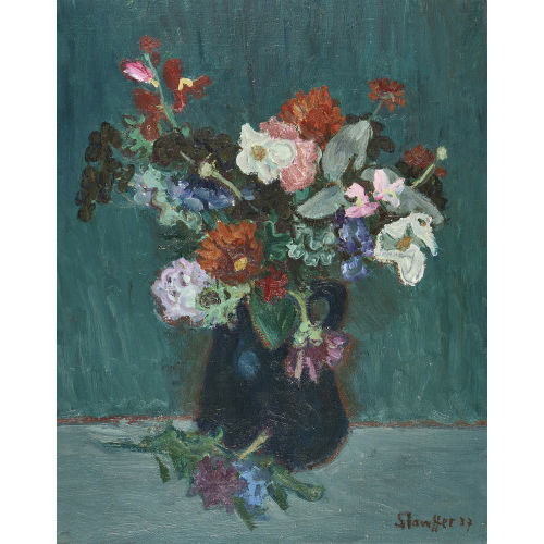 FRED STAUFFER : 'Blumen I' (DOBIASCHOFSKY AUKTIONEN AG)