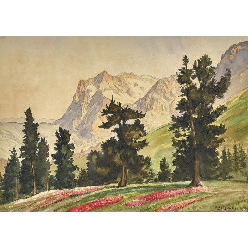 A. BR�GGER : 'Wetterhorn von Scheidegg' (DOBIASCHOFSKY AUKTIONEN AG)