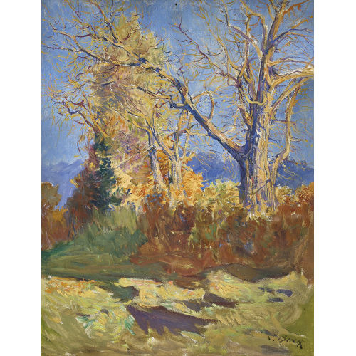 JAKOB (AUCH JACQUES) RUCH : Herbstlandschaft (DOBIASCHOFSKY AUKTIONEN AG)