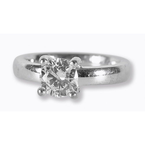 SOLITAIRE-RING : (DOBIASCHOFSKY AUKTIONEN AG)