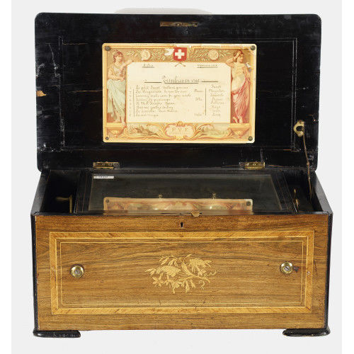 WALZENSPIELDOSE : Sainte-Croix, 2. H�lfte 19. Jh. (Paillard Vaucher Fils) (DOBIASCHOFSKY AUKTIONEN AG)