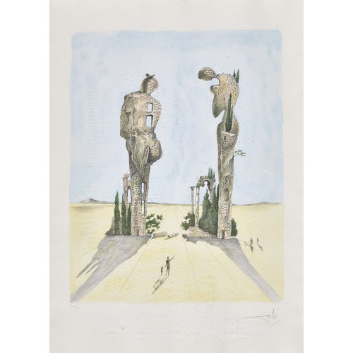 SALVADOR DAL� : 'Archeological Reminiscence of Millet's Angelus' (DOBIASCHOFSKY AUKTIONEN AG)
