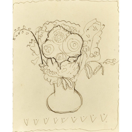 MARIE LAURENCIN : 'Vase de fleurs' (DOBIASCHOFSKY AUKTIONEN AG)