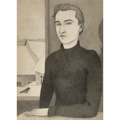 FRANZ GERTSCH : Portr�t von Sergius Golowin (DOBIASCHOFSKY AUKTIONEN AG)