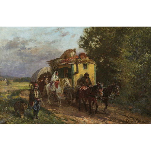 FRITZ VAN DER VENNE : Der Wanderzirkus unterwegs (DOBIASCHOFSKY AUKTIONEN AG)