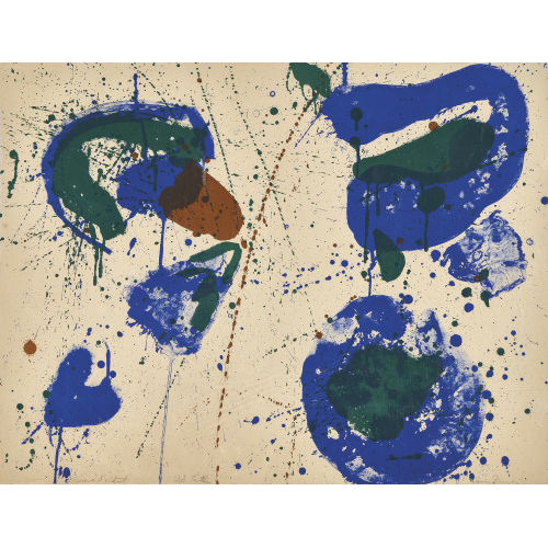 SAM FRANCIS : 'Hurrah for the Red, White and Blue Variant II' (DOBIASCHOFSKY AUKTIONEN AG)