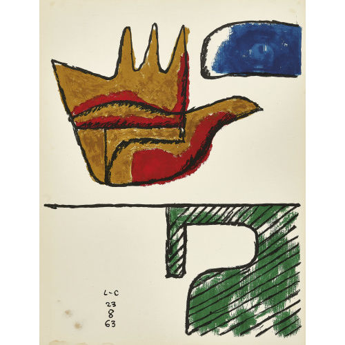 CHARLES-�DOUARD) LE CORBUSIER (EIGTL. JEANNERET : 'La main ouverte' (DOBIASCHOFSKY AUKTIONEN AG)