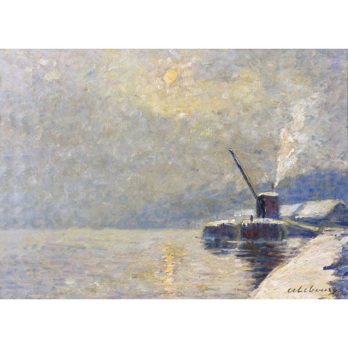 19. JH. FRANKREICH : Port en hiver (DOBIASCHOFSKY AUKTIONEN AG)