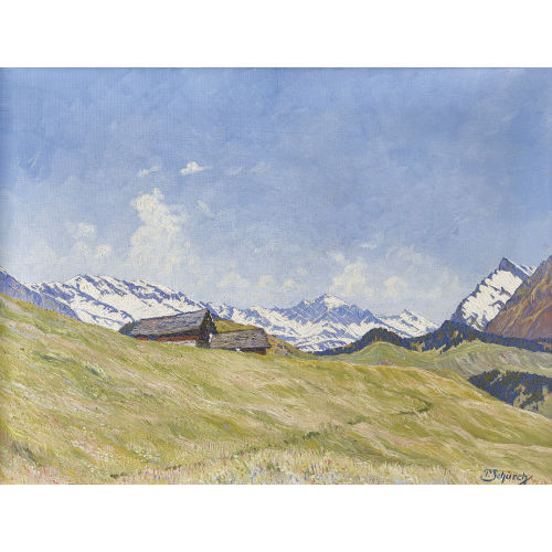 PAUL SCH�RCH : Sonnige Berglandschaft (DOBIASCHOFSKY AUKTIONEN AG)