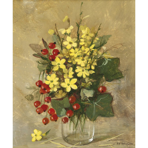 REN�E YOLANDA HAUSER : 'Premi�res fleurs' (DOBIASCHOFSKY AUKTIONEN AG)