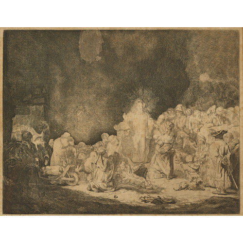 HARMENSZ REMBRANDT VAN RIJN : 'Christus heilt die Kranken/Hundertguldenblatt' (DOBIASCHOFSKY AUKTIONEN AG)