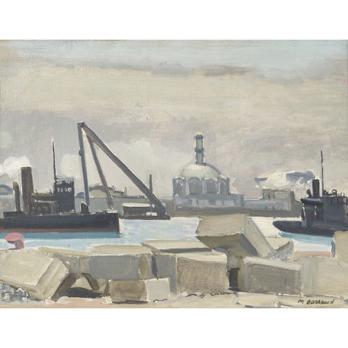 MAURICE BARRAUD : 'Vue de port' (DOBIASCHOFSKY AUKTIONEN AG)