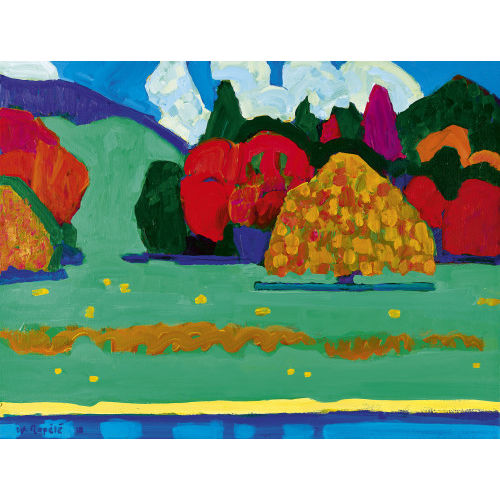 WALTER ROP�L� : 'Thunersee Uferpartie' (DOBIASCHOFSKY AUKTIONEN AG)