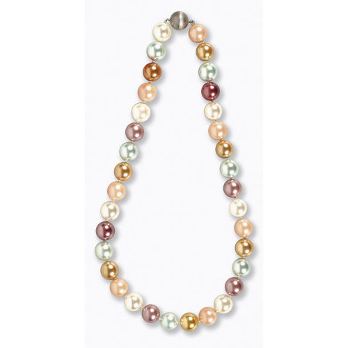 MUSCHELPERLEN-COLLIER : (DOBIASCHOFSKY AUKTIONEN AG)