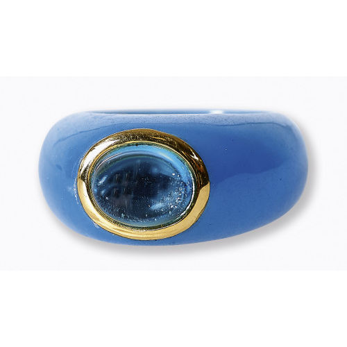 TOPAS-JADE-RING : (DOBIASCHOFSKY AUKTIONEN AG)