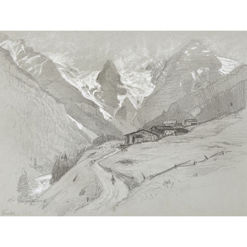 OTTO GAMPERT : 'Trafoi, Tirol' (DOBIASCHOFSKY AUKTIONEN AG)