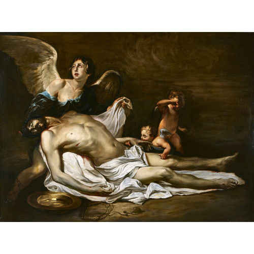 PHILIPPE DE (AUCH CHAMPAGNE) CHAMPAIGNE : Engel beweinen den Leichnam Christi (DOBIASCHOFSKY AUKTIONEN AG)