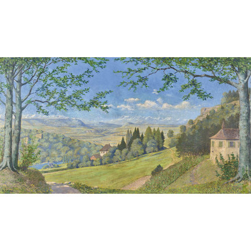 RICHARD EMIL AMSLER : Weite Sommerlandschaft (DOBIASCHOFSKY AUKTIONEN AG)
