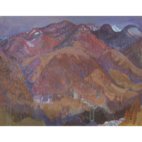 PAUL FREIBURGHAUS : Berglandschaft (DOBIASCHOFSKY AUKTIONEN AG)