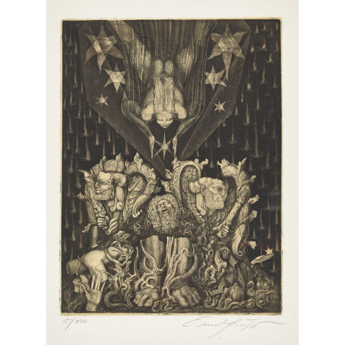 ERNST FUCHS : 'Adams Zerst�rung und Verheissung' (DOBIASCHOFSKY AUKTIONEN AG)